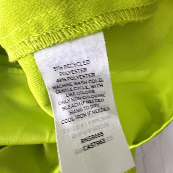 Halogen Womens Neon Button-Up Blouse S - Picture 4 of 11